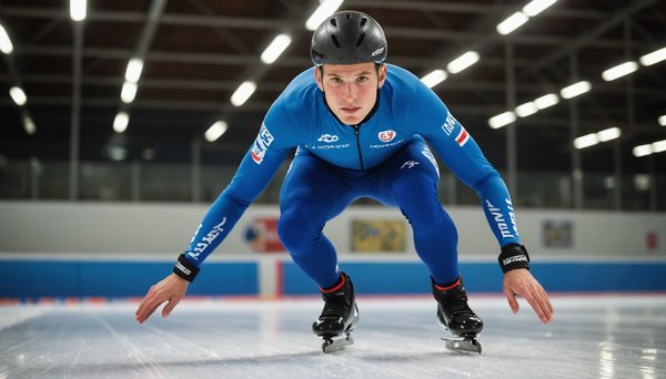 Portrait d'un champion de skate de vitesse